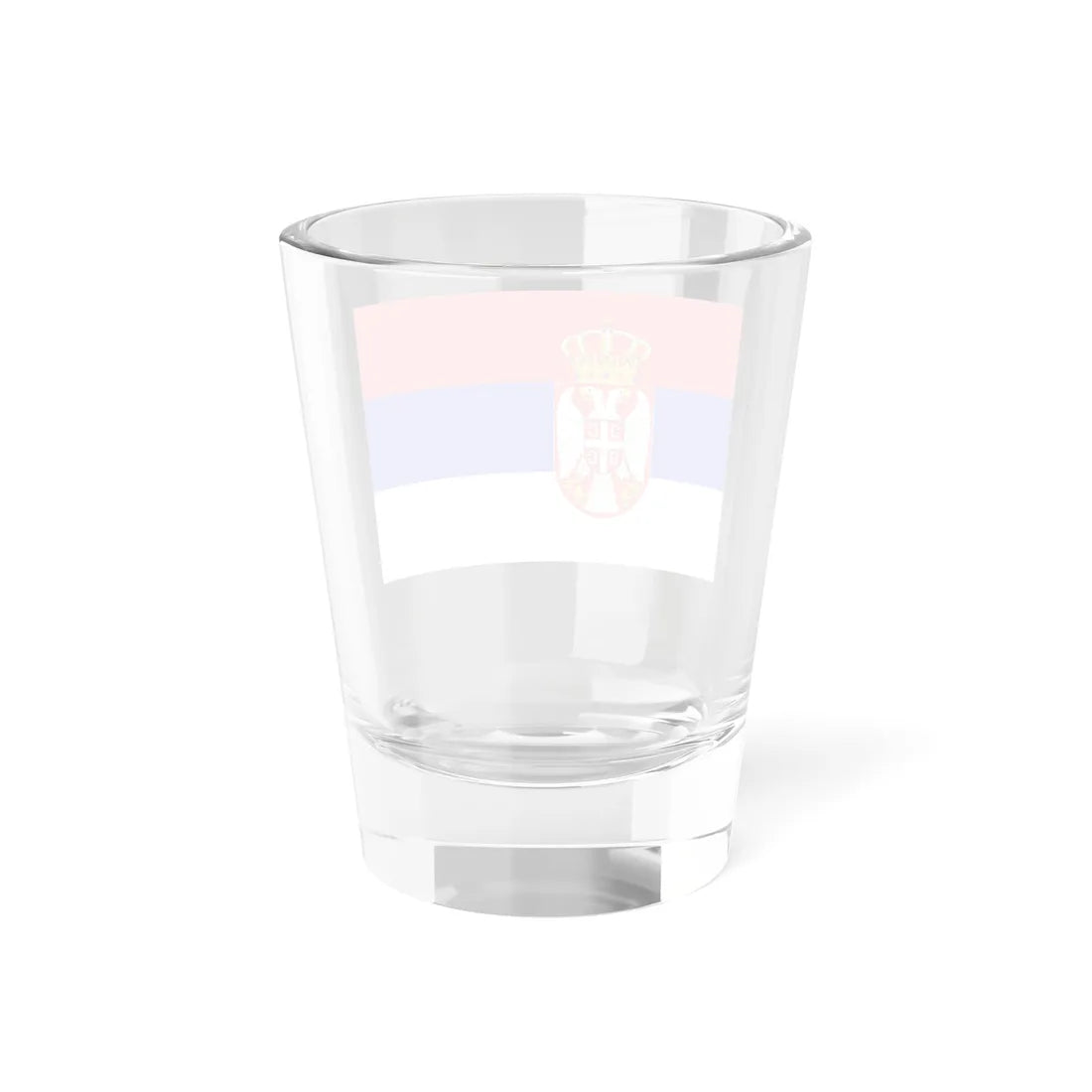 Flag of Serbia 2010 CMYK (Serbia) Shot Glass 1.5oz - Go Mug Yourself
