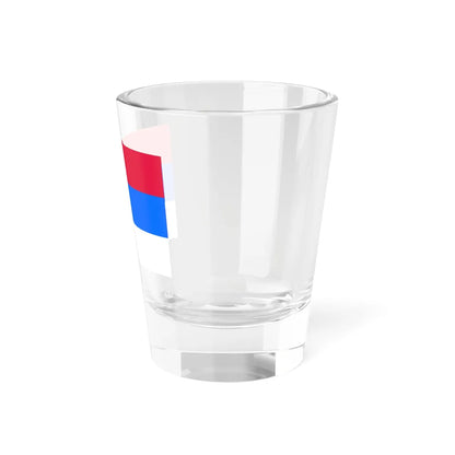 Flag of Serbia CMYK (Serbia) Shot Glass 1.5oz - Go Mug Yourself