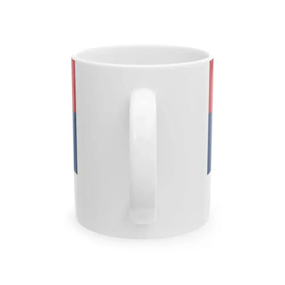 Flag of Serbia Fixed and Optimized (Serbia) White Coffee Mug - Go Mug Yourself