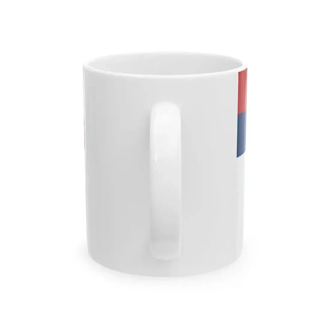 Flag of Serbia hv (Serbia) White Coffee Mug - Go Mug Yourself