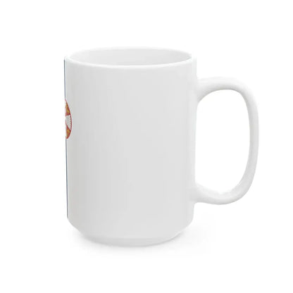 Flag of Serbia vertical (Serbia) White Coffee Mug - Go Mug Yourself