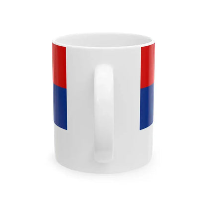 Flag of Serbian Krajina 1991 (Croatia) White Coffee Mug - Go Mug Yourself
