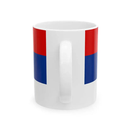 Flag of Serbian Krajina alternative (Croatia) White Coffee Mug - Go Mug Yourself
