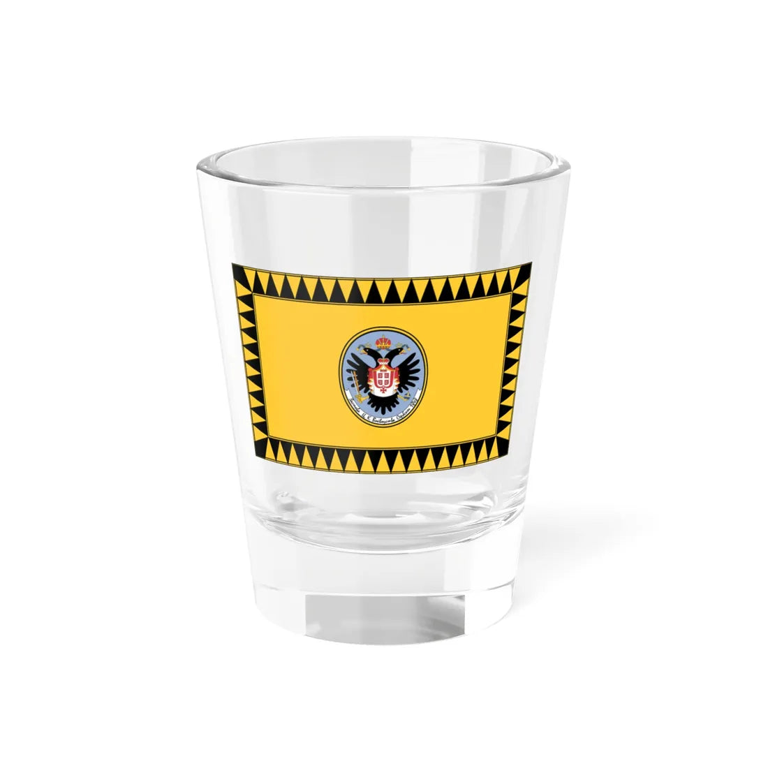 Flag of Serbian Vojvodina (Serbia) Shot Glass 1.5oz 1.5oz - Go Mug Yourself