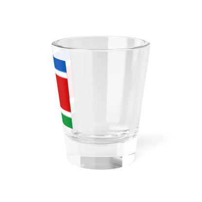 Flag of Serby (Ukraine) Shot Glass 1.5oz - Go Mug Yourself