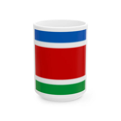 Flag of Serby (Ukraine) White Coffee Mug 15oz - Go Mug Yourself