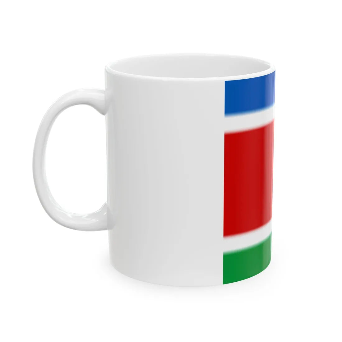 Flag of Serby (Ukraine) White Coffee Mug - Go Mug Yourself