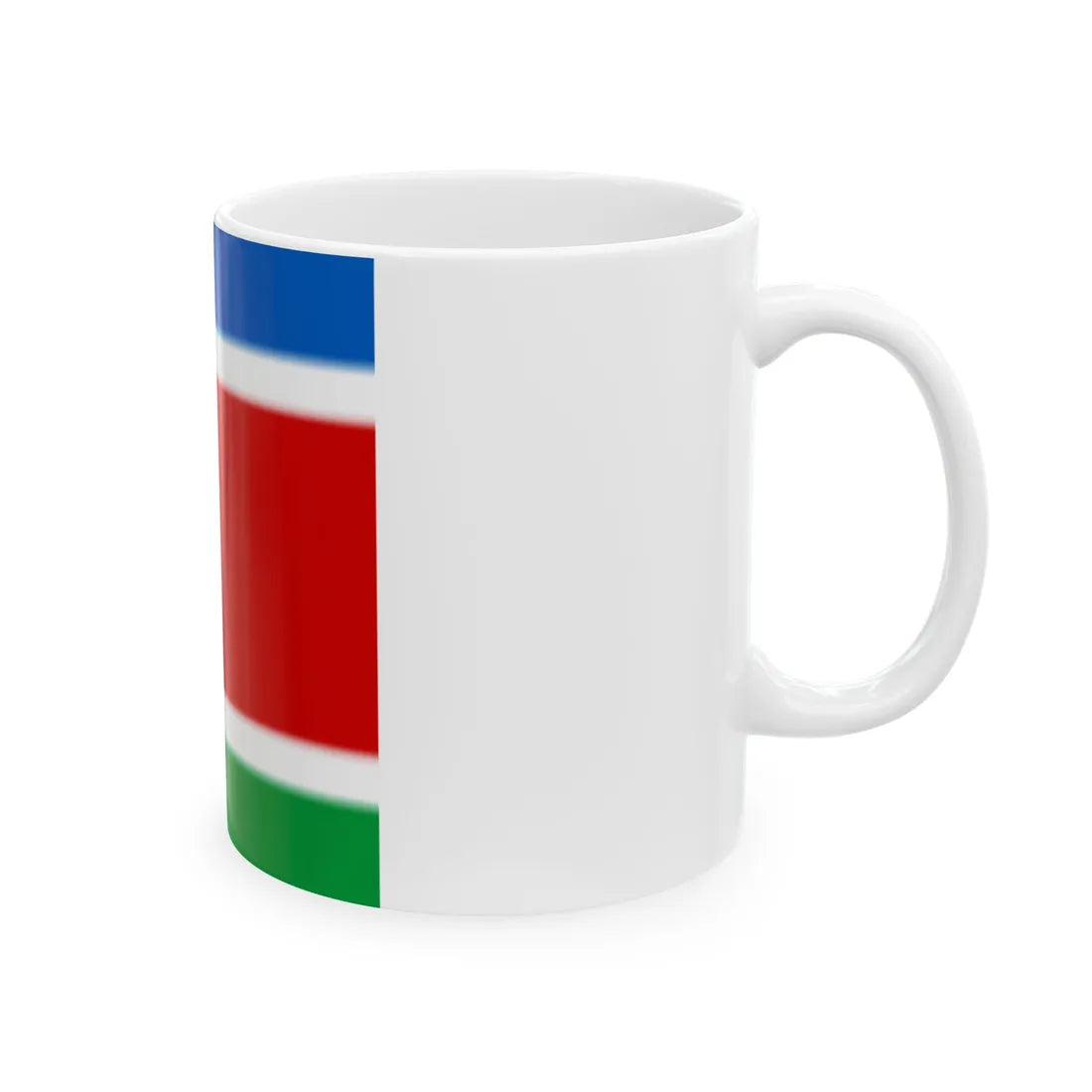 Flag of Serby (Ukraine) White Coffee Mug - Go Mug Yourself