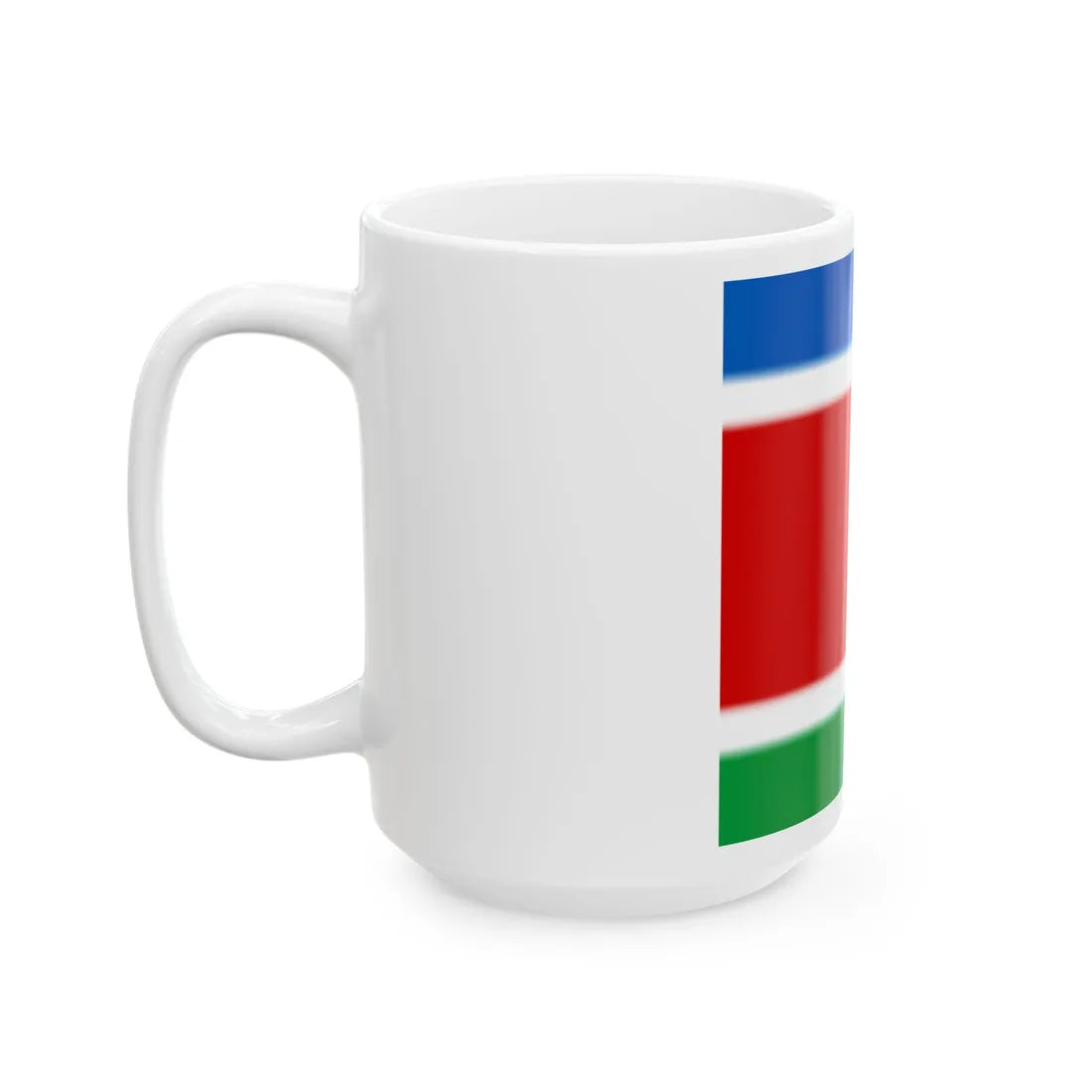 Flag of Serby (Ukraine) White Coffee Mug - Go Mug Yourself