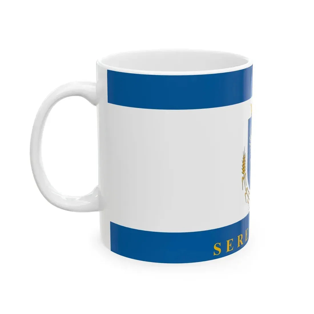 Flag of Seregelyes (Hungary) White Coffee Mug - Go Mug Yourself