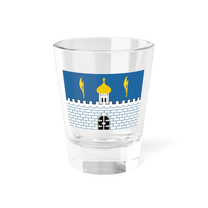 Flag of Sergiev Posad Moscow oblast (Russia) Shot Glass 1.5oz 1.5oz - Go Mug Yourself