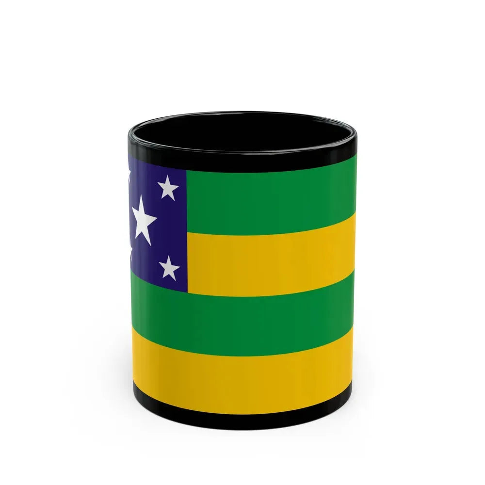 Flag of Sergipe Brazil - Black Coffee Mug 11oz - Go Mug Yourself