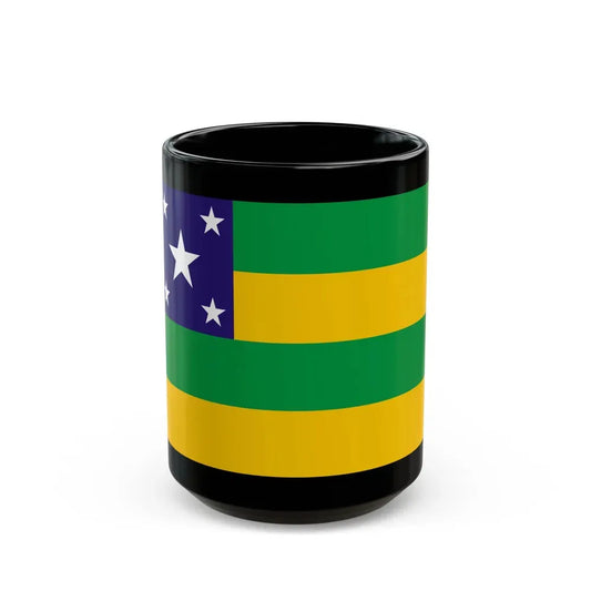 Flag of Sergipe Brazil - Black Coffee Mug 15oz - Go Mug Yourself