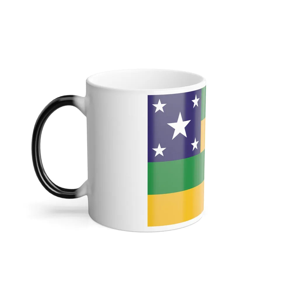 Flag of Sergipe Brazil - Color Changing Coffee Mug-Go Mug Yourself