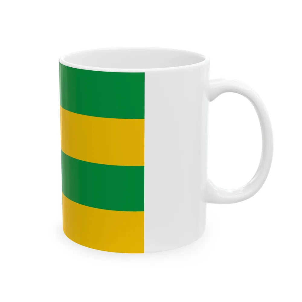 Flag of Sergipe Brazil - White Coffee Mug-Go Mug Yourself