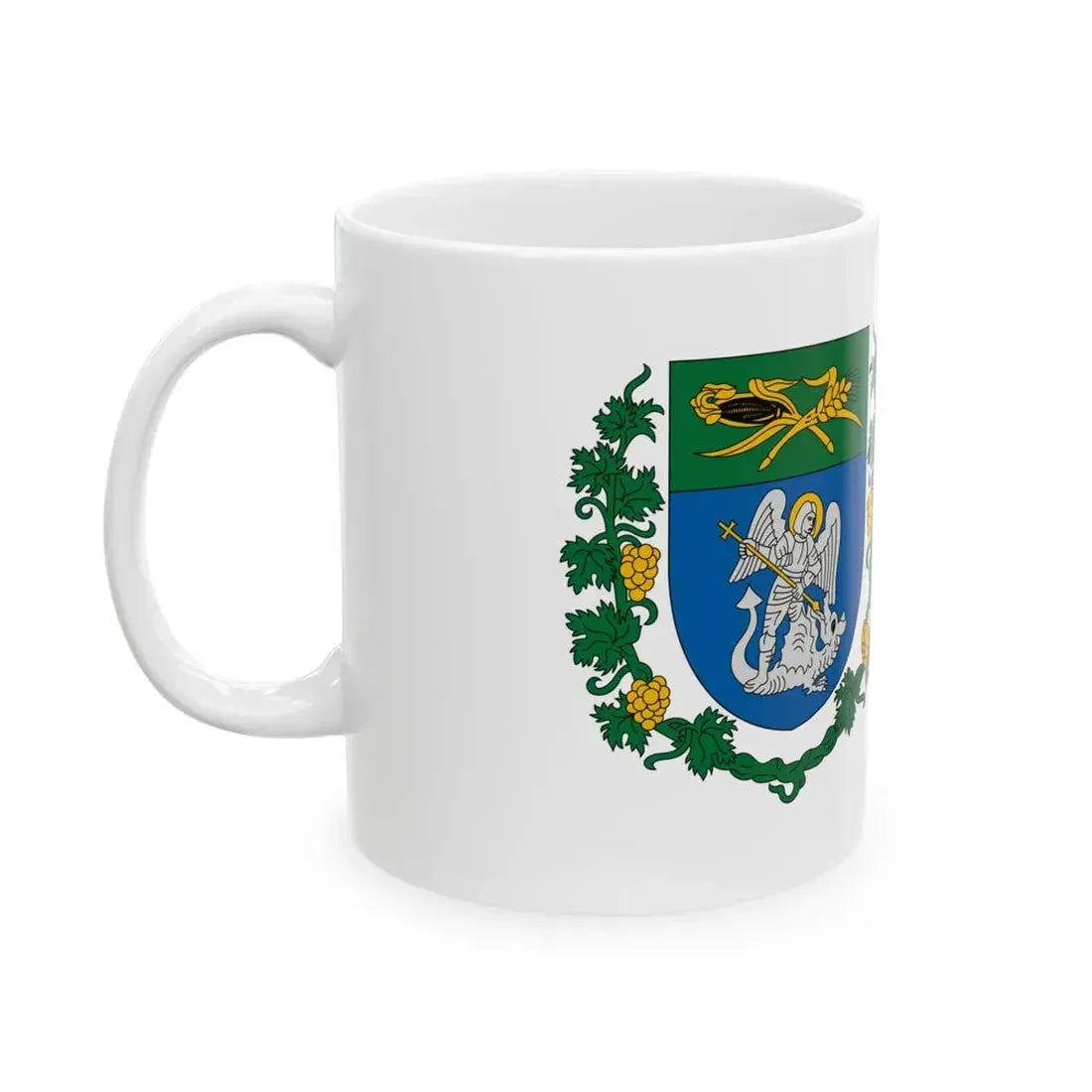 Flag of Sersekszolos (Hungary) White Coffee Mug - Go Mug Yourself