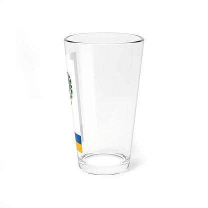 Flag of Sersekszolos vertical (Hungary) Pint Glass 16oz - Go Mug Yourself