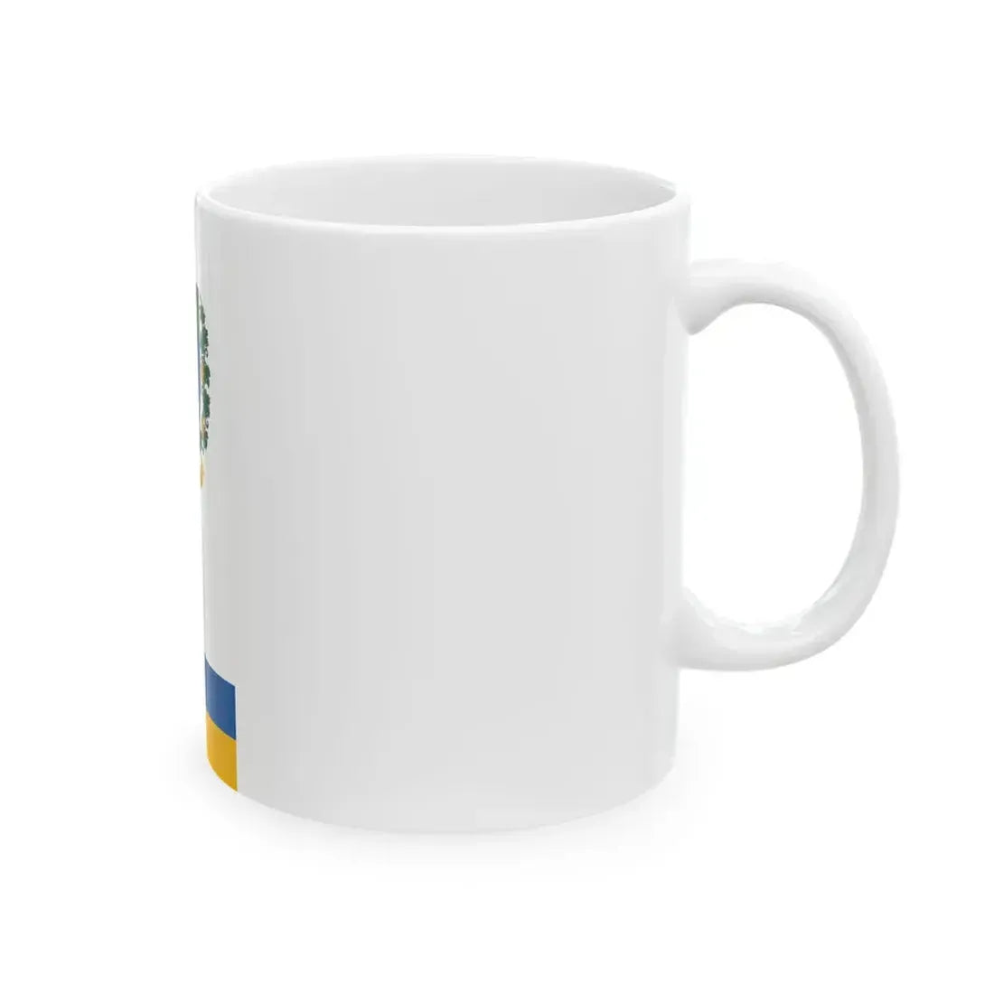 Flag of Sersekszolos vertical (Hungary) White Coffee Mug - Go Mug Yourself