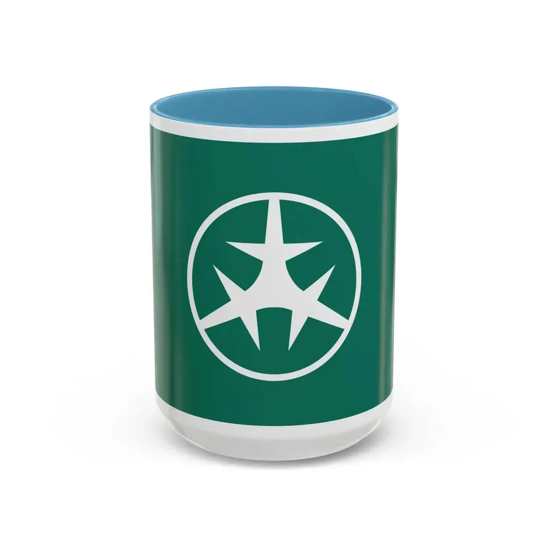 Flag of Setagaya Tokyo Japan - Accent Coffee Mug 15oz Light Blue - Go Mug Yourself
