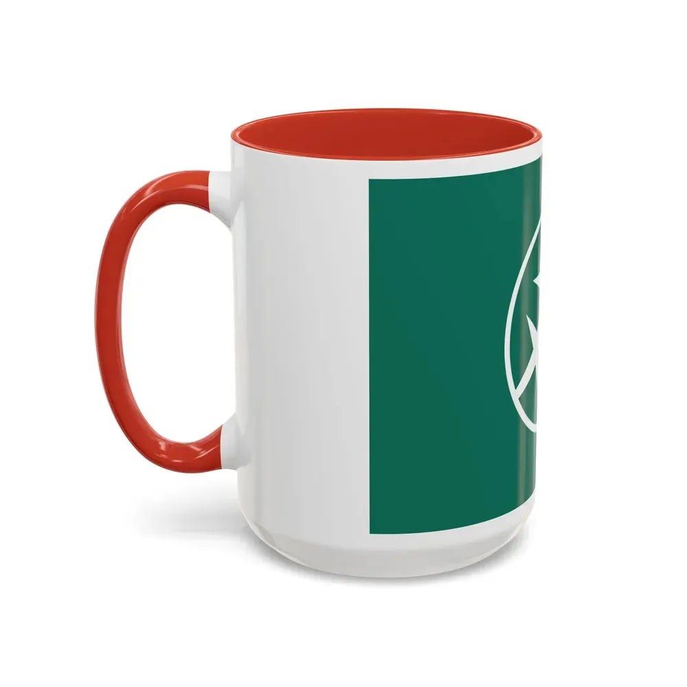 Flag of Setagaya Tokyo Japan - Accent Coffee Mug - Go Mug Yourself