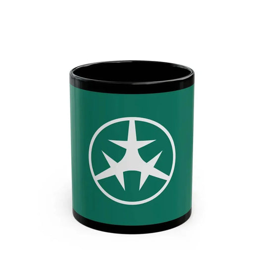 Flag of Setagaya Tokyo Japan - Black Coffee Mug 11oz - Go Mug Yourself