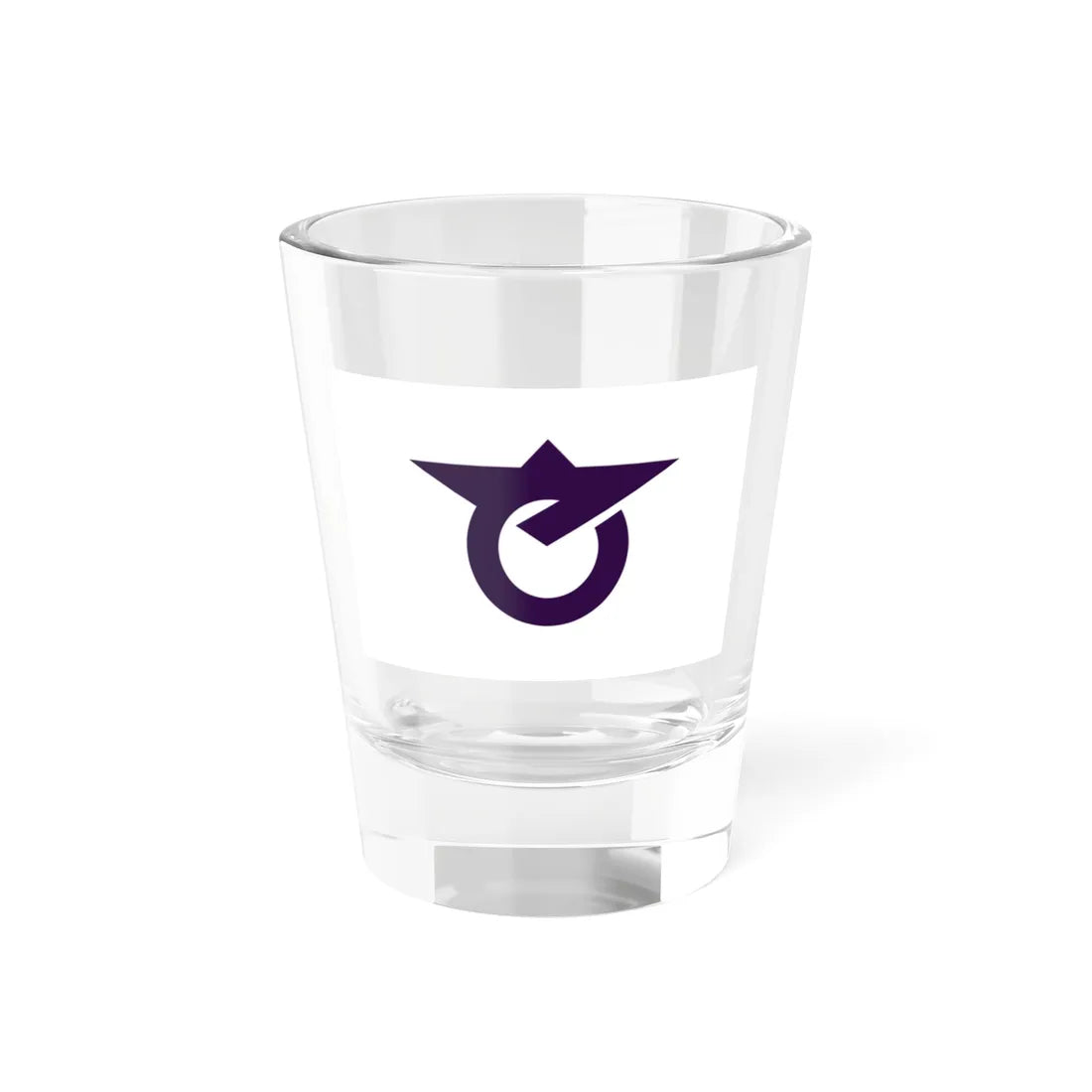 Flag of Setaka Fukuoka 1966-2007 (Japan) Shot Glass 1.5oz 1.5oz - Go Mug Yourself