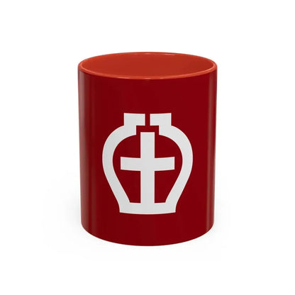 Flag of Seto Aichi Japan - Accent Coffee Mug 11oz Red - Go Mug Yourself