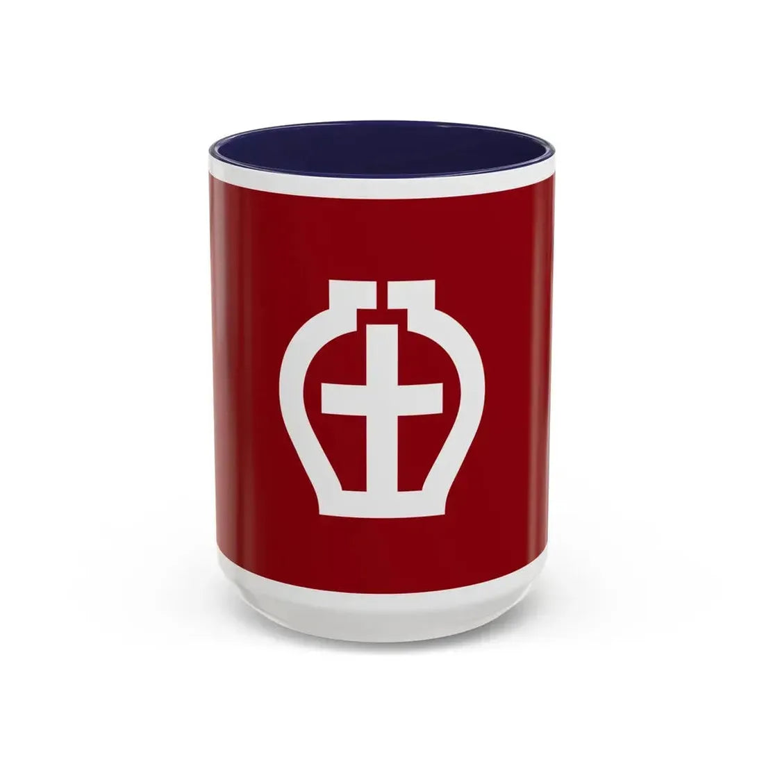 Flag of Seto Aichi Japan - Accent Coffee Mug 15oz Navy - Go Mug Yourself