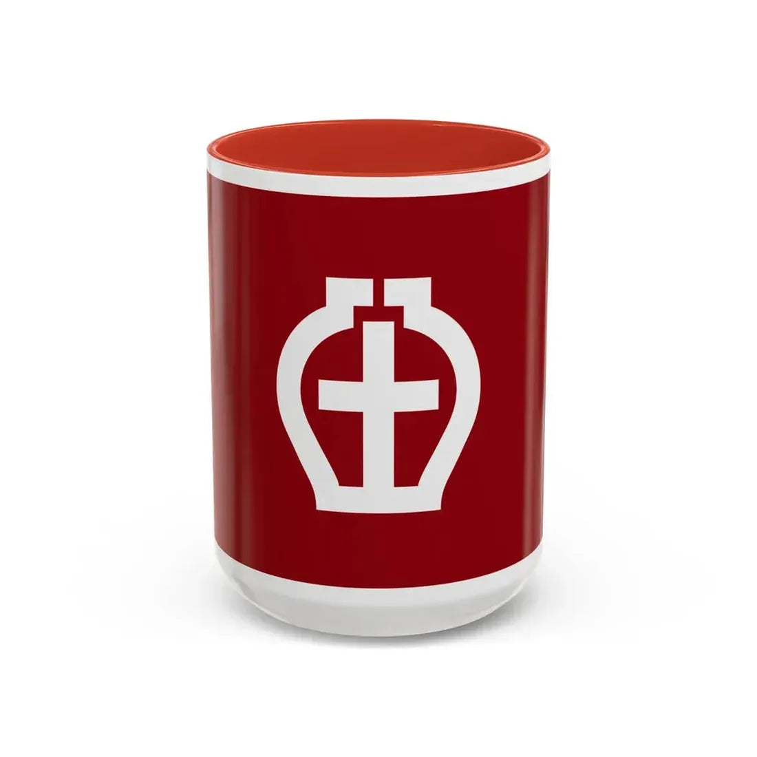 Flag of Seto Aichi Japan - Accent Coffee Mug 15oz Red - Go Mug Yourself