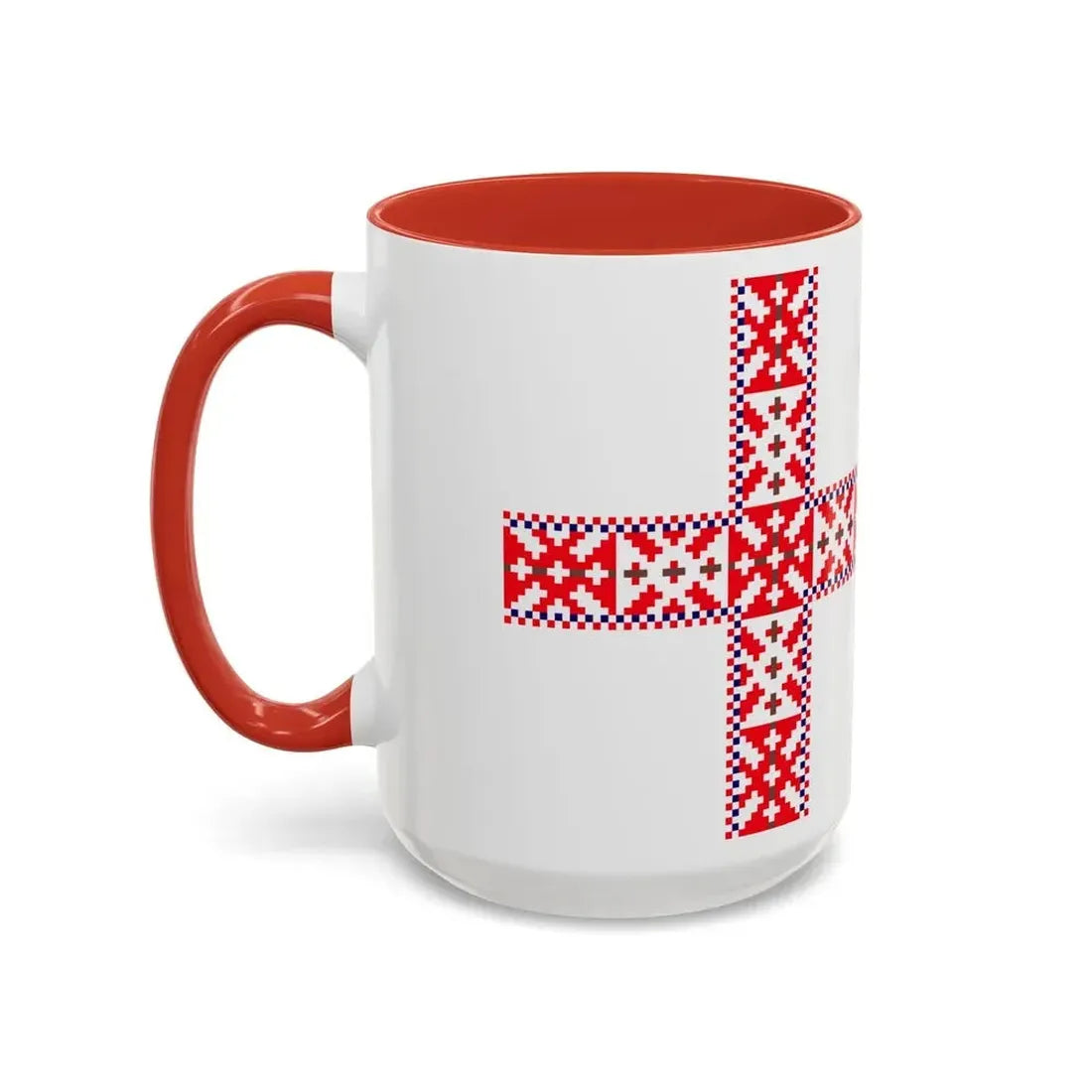 Flag of Setos Estonia - Accent Coffee Mug - Go Mug Yourself