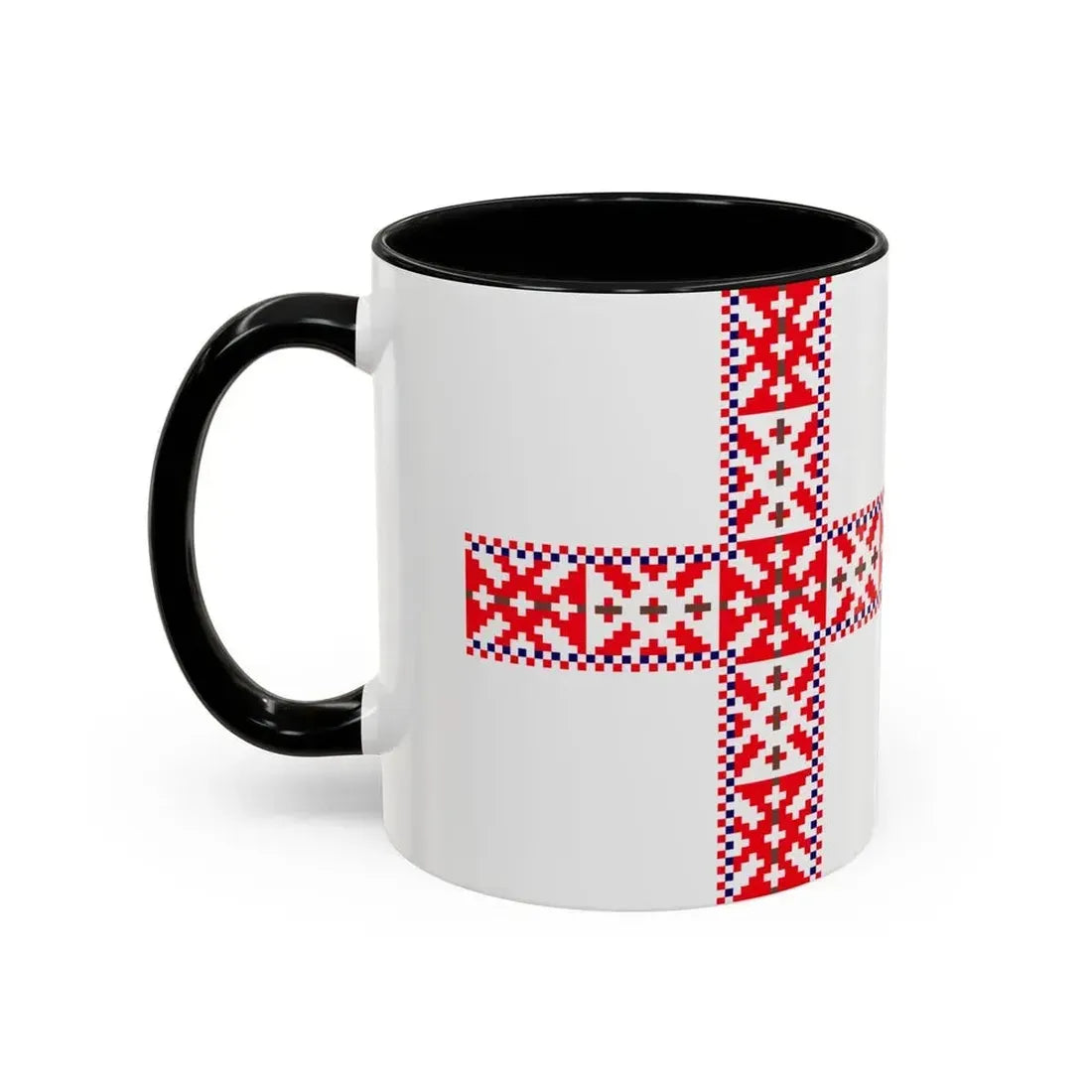 Flag of Setos Estonia - Accent Coffee Mug - Go Mug Yourself