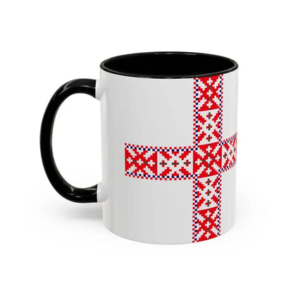 Flag of Setos Estonia - Accent Coffee Mug - Go Mug Yourself