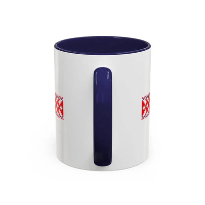 Flag of Setos Estonia - Accent Coffee Mug - Go Mug Yourself