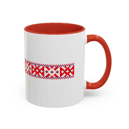 Flag of Setos Estonia - Accent Coffee Mug - Go Mug Yourself