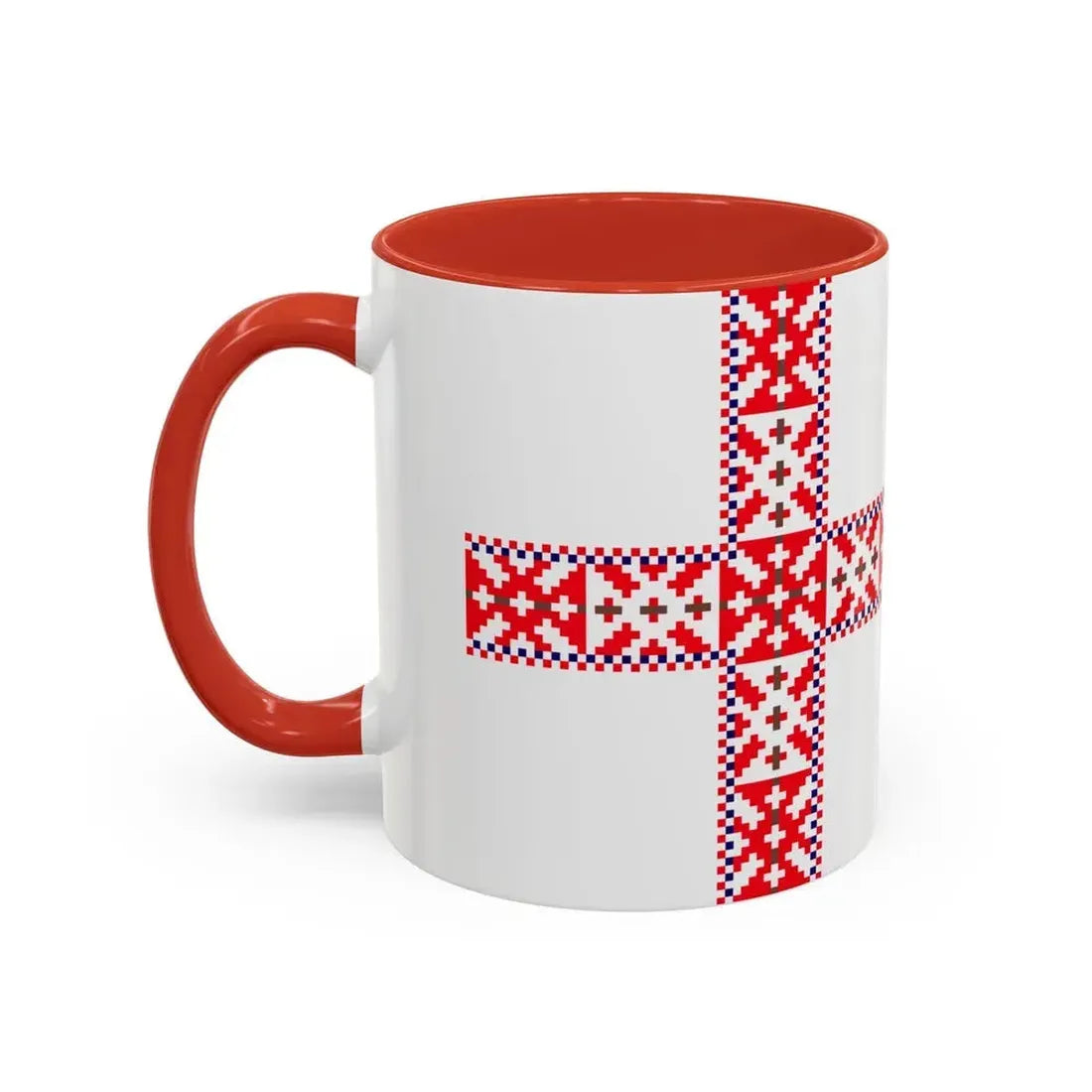 Flag of Setos Estonia - Accent Coffee Mug - Go Mug Yourself