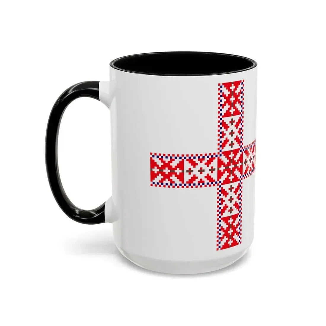 Flag of Setos Estonia - Accent Coffee Mug - Go Mug Yourself