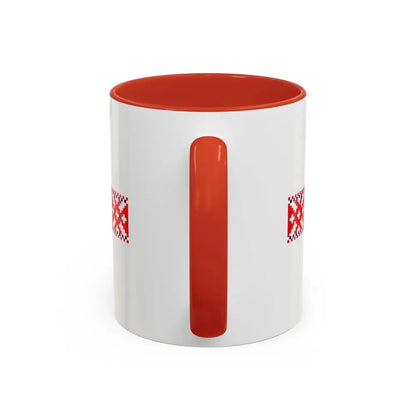 Flag of Setos Estonia - Accent Coffee Mug - Go Mug Yourself