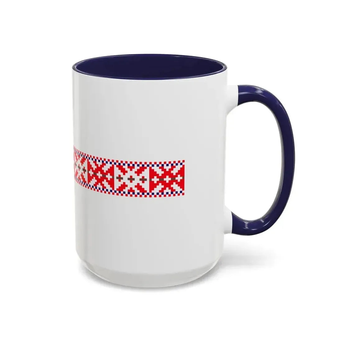 Flag of Setos Estonia - Accent Coffee Mug - Go Mug Yourself