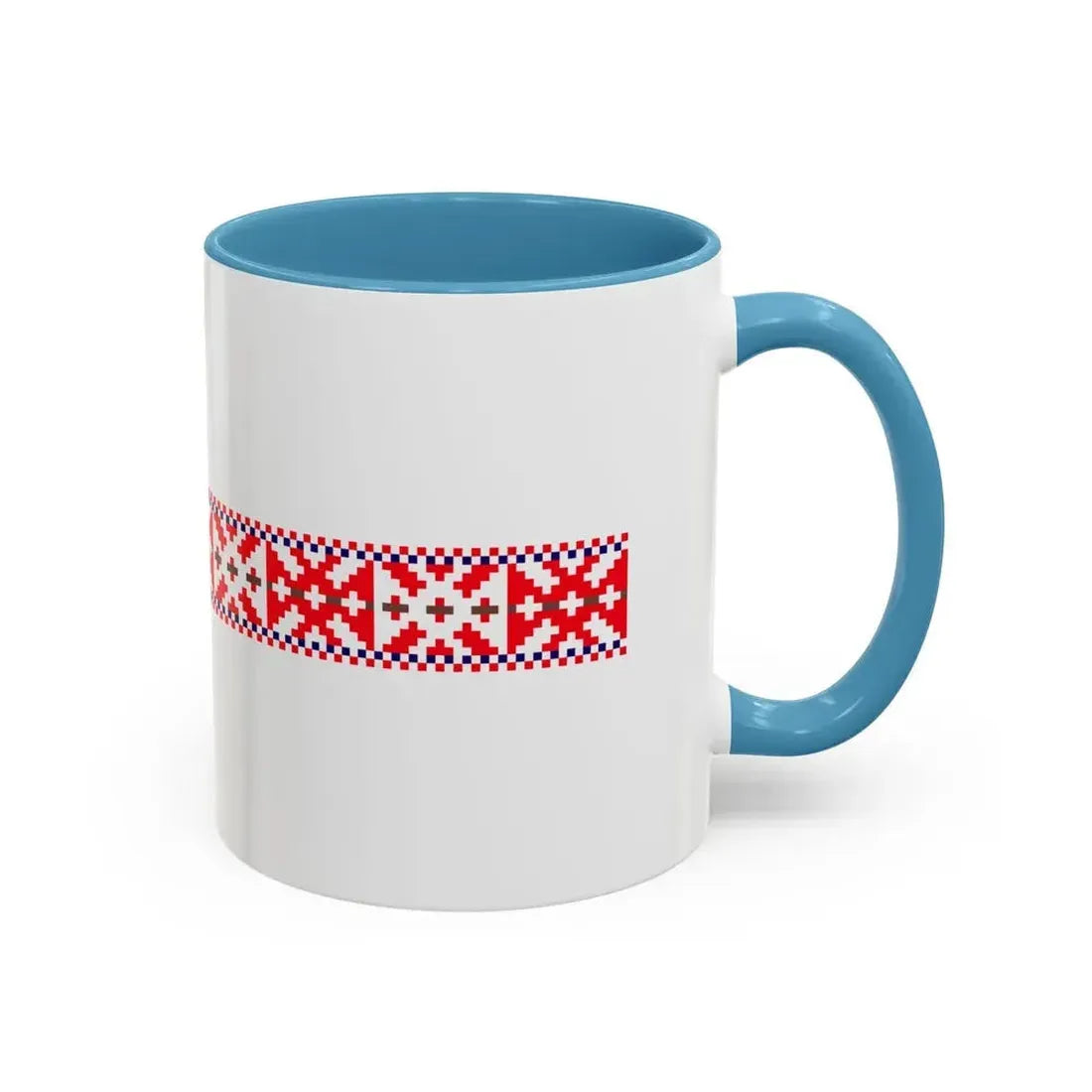Flag of Setos Estonia - Accent Coffee Mug - Go Mug Yourself