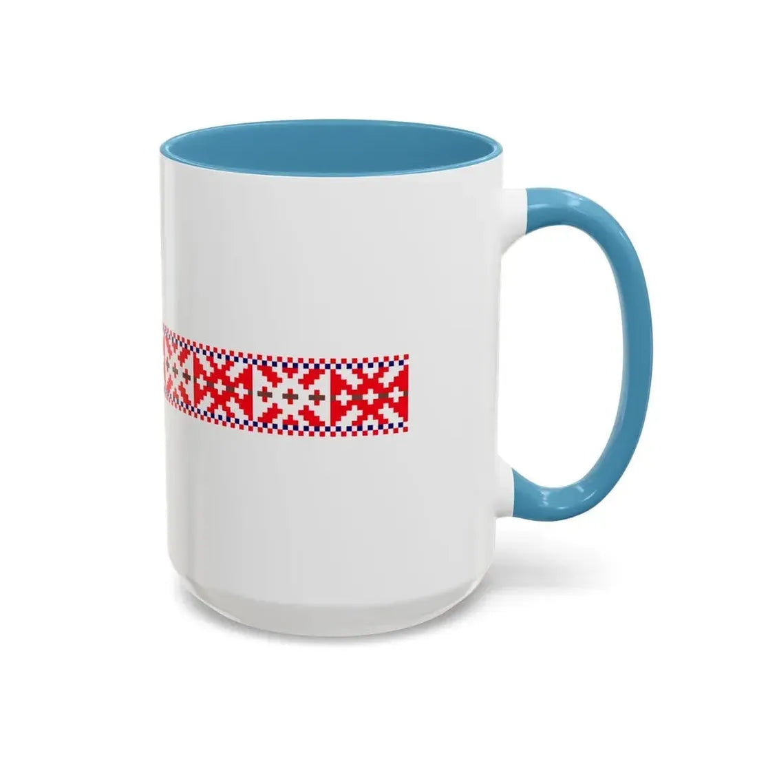 Flag of Setos Estonia - Accent Coffee Mug - Go Mug Yourself