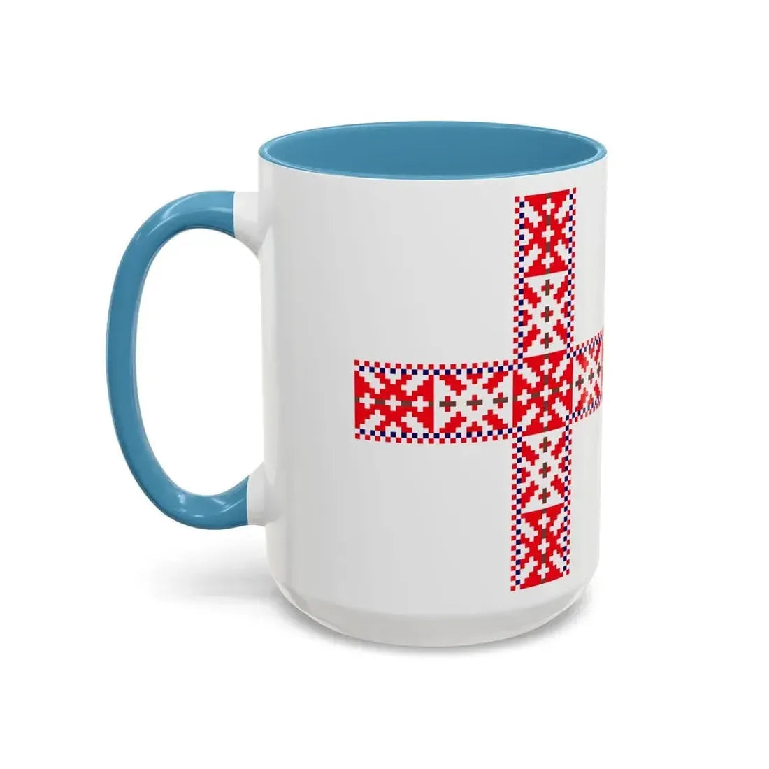 Flag of Setos Estonia - Accent Coffee Mug - Go Mug Yourself