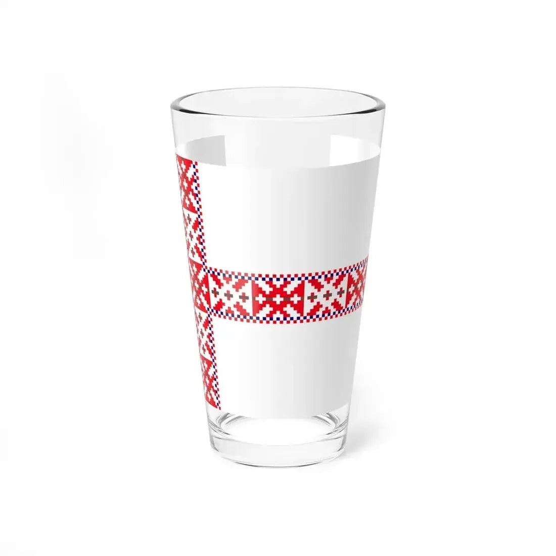 Flag of Setos Estonia - Pint Glass 16oz 16oz - Go Mug Yourself