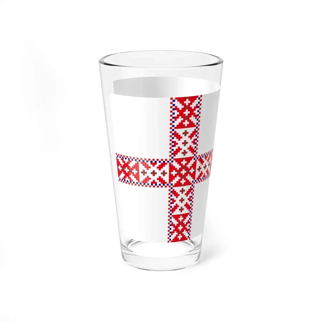 Flag of Setos Estonia - Pint Glass 16oz - Go Mug Yourself