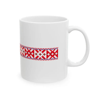 Flag of Setos Estonia - White Coffee Mug-Go Mug Yourself