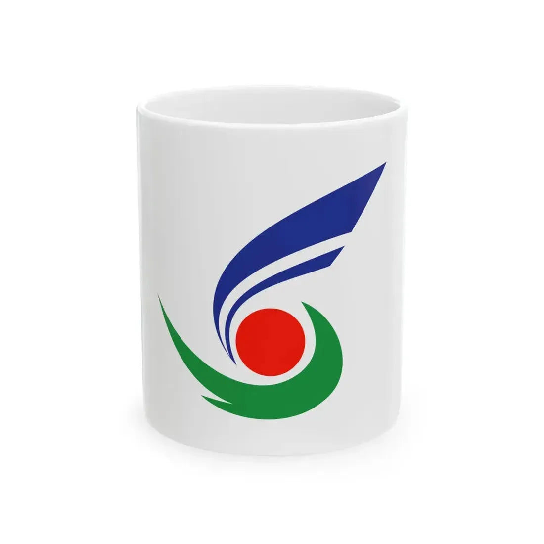 Flag of Setouchi Okayama (Japan) White Coffee Mug 11oz - Go Mug Yourself