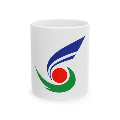 Flag of Setouchi Okayama (Japan) White Coffee Mug 11oz - Go Mug Yourself