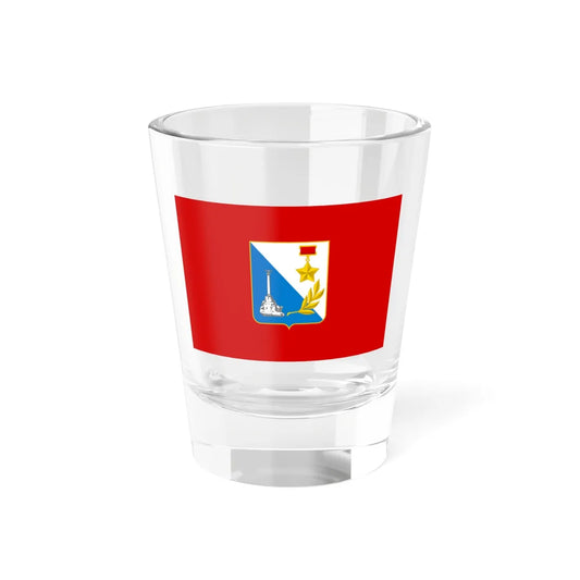 Flag of Sevastopol (Russia) Shot Glass 1.5oz 1.5oz - Go Mug Yourself