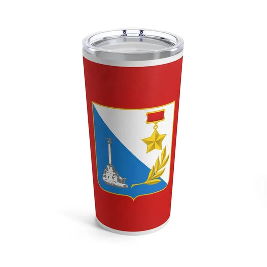 Flag of Sevastopol Ukraine - Tumbler 20oz 20oz - Go Mug Yourself