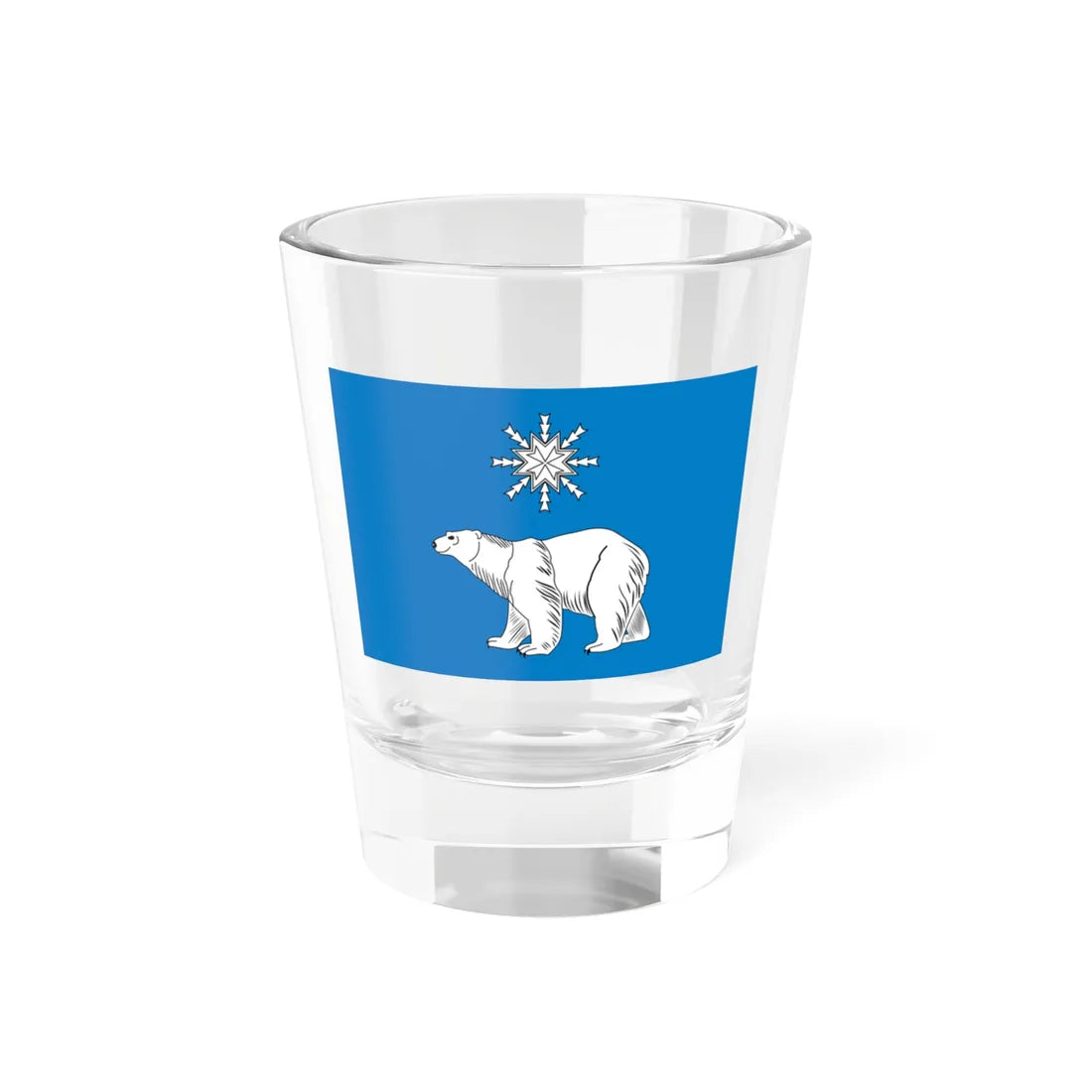 Flag of Severnoye Medvedkovo District Moscow (Russia) Shot Glass 1.5oz 1.5oz - Go Mug Yourself