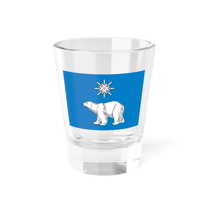 Flag of Severnoye Medvedkovo District Moscow (Russia) Shot Glass 1.5oz 1.5oz - Go Mug Yourself